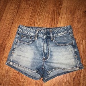 American Eagle Blue Jean Shorts